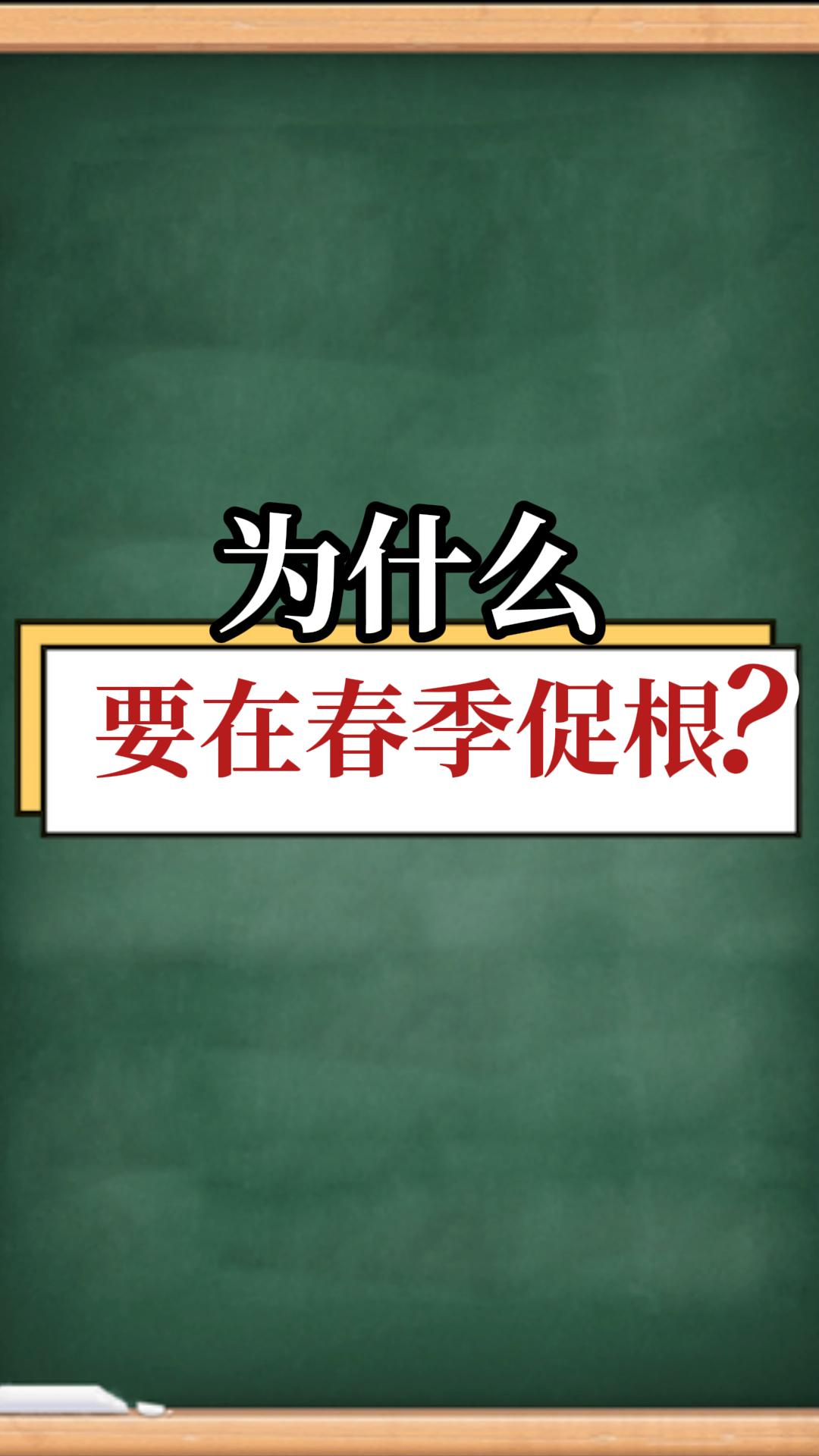 為什么要在春季<i style='color:red'>促根</i>？